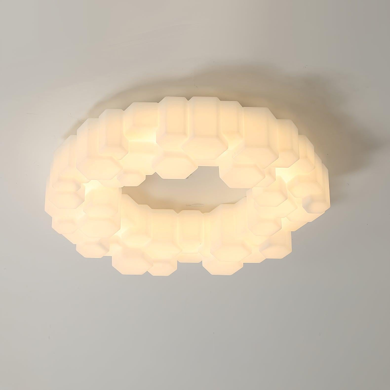 Honeycomb Ceiling Lamp ∅ 26.7″