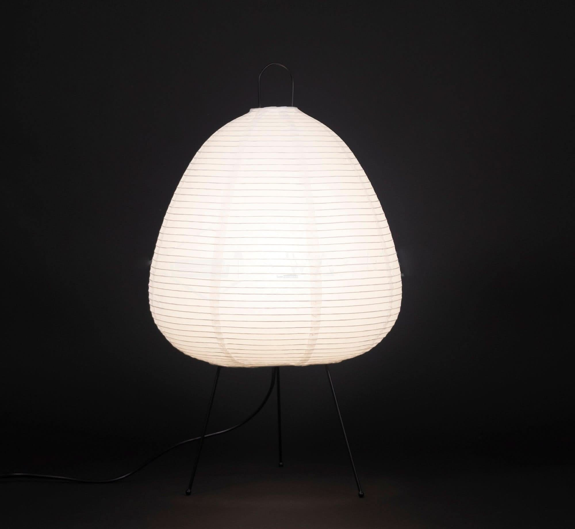 Akari Paper Round Table Lamp - Luxehomezone