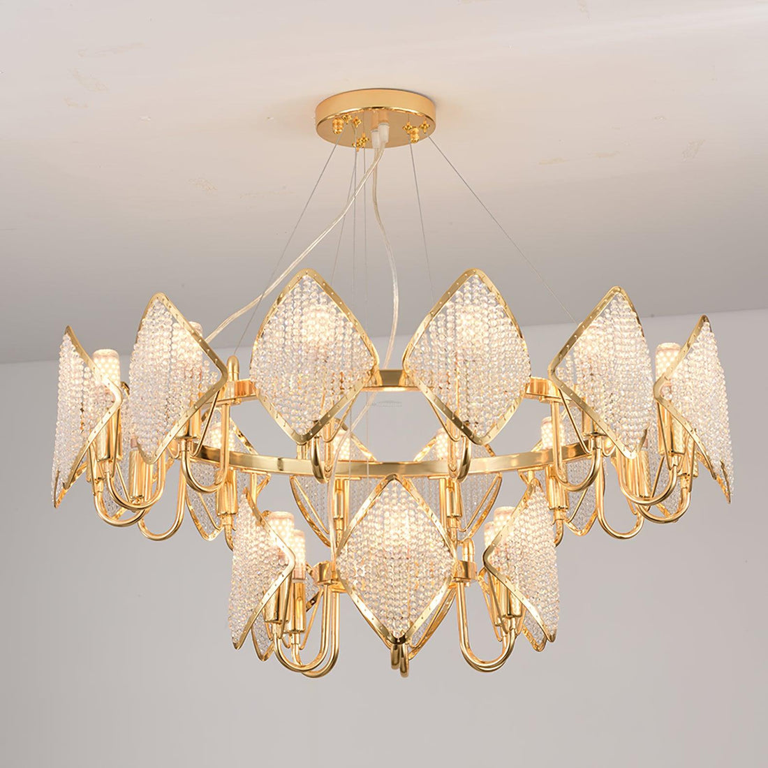 Lustre en houx avec 4/12/24 têtes