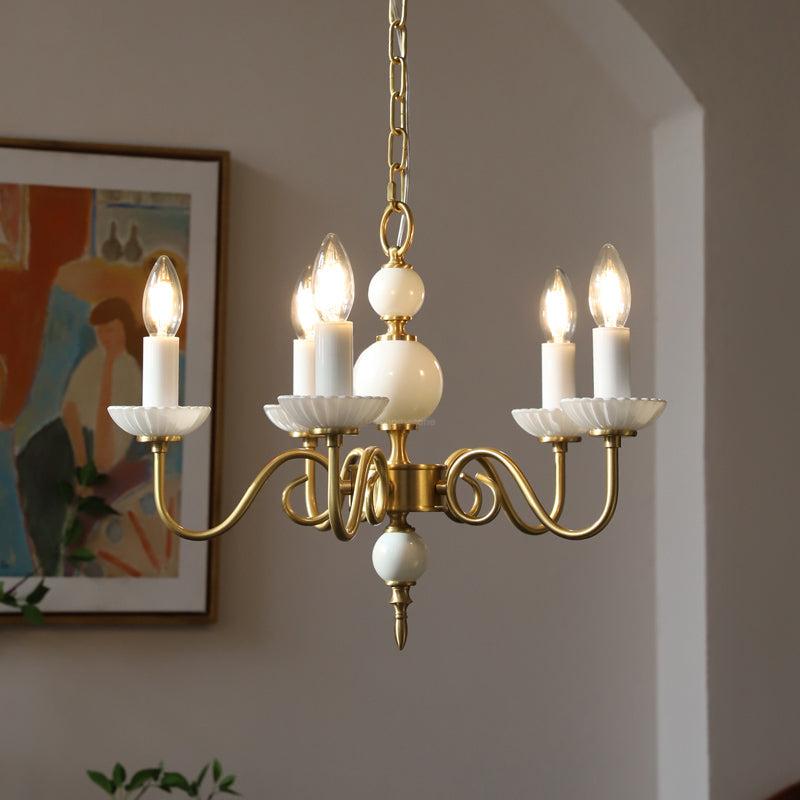 Candle Style Carlita Chandelier with 3/5 heads