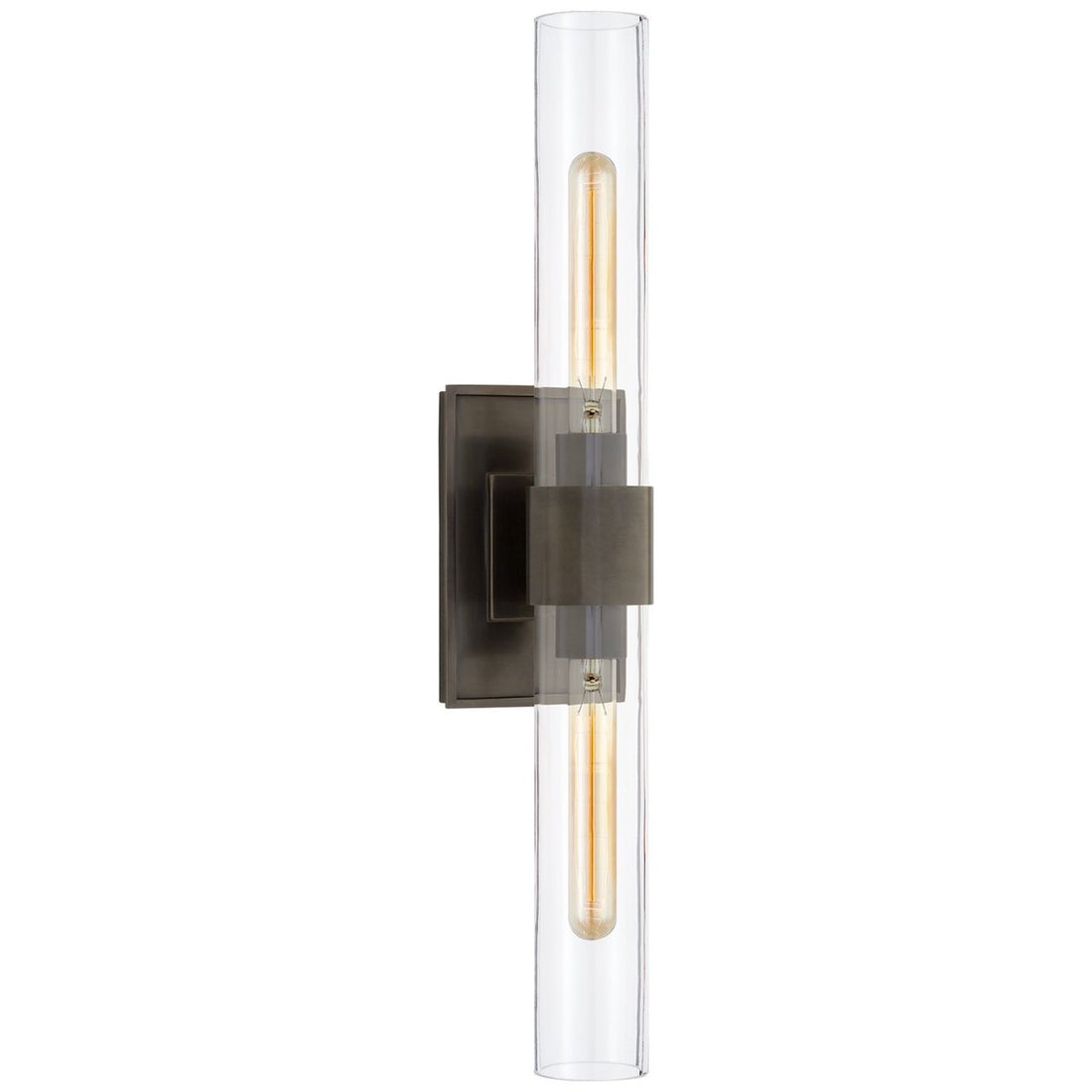 Modern Art Glass Presidio Petite Double Wall Sconce